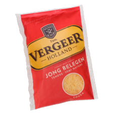 Vergeer geraspte kaas jong belegen